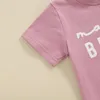 Vêtements Ensembles de vêtements d'été pour les petites filles de bébé mamas IE T-shirt Short Infant 3 6 12 18 24 mois 2T 3T 4T