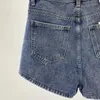 Short féminin Jean Femmes Bow Decoration Pochets