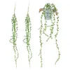 Dekorative Blumen 72 cm künstliche Pflanzenschnur Wand hängende lebensechte falsche Wohnkultur Partyzubehör Büro Natursimulations Succulents