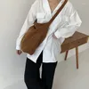 Torby na ramię w stylu koreańsko -koreańsko -sztrutowatym torebki na zwykłą torbę