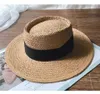 Chapeaux à bord large chapeau seau 2024 chapeau d'été pour hommes Panama Str Hat Travel Beach Sun Hat Wide Brim Fedora Jazz Hat UV Protection Femme Holide Holide J240429