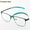 Sunglasses Frames Men Top Quality Titanium Alloy Optical Spectacles Prescription Glasses Frame Women Eyeglasses Flexible Hinge Ultra Light