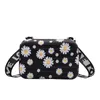 Torby na ramię małe skórzane torebki dla dziewcząt kwiatowy nadruk crossbody klasyczny elegancki 2024