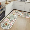 Alfombras de cocina alfombra de piso de cocina larga alfombra de área suave de área suave