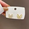 Populär överraskningsring och smycken för gåvor Silvernål inlagd fjärilsdesign med Common Cleefly