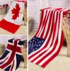 Brytyjski ręcznik British CA UK Flag USD Aktywny druk ręcznik do kąpieli Bawełna TERRY Party Ręczniki 5872216