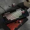 Akko 5075b Plus Castle 75% Teclado de jogo mecânico 35 pinos Troca de três modos RGB 2.4GHz WirelessB tipo CBT 5.0 240415