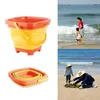 Sand Play Water Fun divertente Beach Cucciolo Sand Sand Piegable Calpecibile Multipurce Plastic Pail D240429