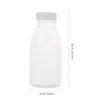 Bouteilles d'eau rangement jus de stockage de lait transparent