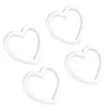 Fiori decorativi 2 pcs Craft Hearts Heart Amis Polistirene Anello di polistirene Fiore Base Progetto Cragi fai -da -te FORNITÀ 25 cm