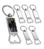 Sublimation Blanks ouvreur de bouteilles Keychains en métal Anneaux de clé vide Rectangle Transfert de chaleur en aluminium PO EAGE PO EN PO PO EA6767317