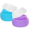 Speicherflaschen kleine Gläser Deckel Creme Reisem Make -up -Behälter Körper Peelingbehälter Probe