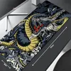 Mouse Pads Black White Dragon Table Mats Computer Mousepad Company Big Desk Pad 100x50cm Large Gamer Mousepads Mouse Mat 240419