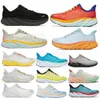 Clifton 8 Chaussures de course pour hommes Trainers Sneaker Hok Hola One Run Cliftons 8s triple noir blanc orange beige nimbus taille 5.5 - 12