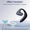 Наушники M8 Translation 144 LAM8 TRANSTNGUAGES Мгновенный перевод Smart Voice Translator Wireless Bluetooth Translator Warphone 240430