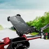 Ulepszony uchwyt na telefon motocyklowy 15W bezprzewodowa ładowarka USB QC3.0 Szybkie ładowanie roweru stojak na smartfon 360 Wsparcie telefonu komórkowego 240430