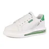 Mäns tjocka ensamma casual brädskor Youth Air Cushion White Sneakers Big Size EUR 39-46 Laser Reflective