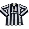 Juventus Long Sleeve Retro Soccer Jerseys Del Piero Conte Pirlo Buffon Inzagh Zidane Starcien Maillot Davids Boksic Shirt Pogba 15 16 95 96 97 98 99 00 2015 2016 1996