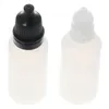 Opslagflessen Refilleerbare Squeezable Black Caps Plastic Squeeze Drop 15 ml Druppel Oog vloeistof flesafdichtingscontainers