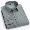 Casual shirts voor heren Plaid Classic Simple Breathable Long-Sleeveved Business Anti-Wrinkle Slim Comfortabele straatwerk Formele slijtage