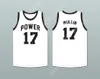 CUSTOM NAY Name Mens Youth/Kids CHRIS MULLIN 17 POWER MEMORIAL ACADEMY WHITE BASKETBALL JERSEY TOP Stitched S-6XL