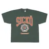 Magliette da uomo Miami verdi dalla maglietta del dolore hip hop skateboard street cotone t-shirt t-shirt top top kenye 218
