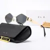 Lunettes de soleil de créateur de mode Luxury CEL Marque et femmes Small Small Sheezed Frame Premium UV400 Retro Sunglasses avec Box Cel1948-FF