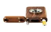 Ganzes natürliches Holz -Unterbrecher 96mm Tabakrauch Kit mit Mini -Mühle Metallrohrreiniger Keramik ein Hitter 3 in 1 Dugout8185909