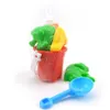 Песчаная игра с водой Fun Детские игрушки 7pcs Mini Kids Beach Sand Grable Bucket Kit Shovel плесень садовой песочный песочный подарки для детей D240429