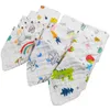 Serviettes robes 2 pièces / lot de serviettes pour bébé manipuler la tête baignoire à main alimentation Gaozi Coton Toues en tissu carré nature Wipes humides 25 * 25cml2404