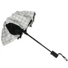 Ombrellas completamente automatico a strisce ombrello forte abito antivento per donne uomini