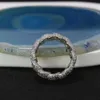 Cadermay grossistpris högkvalitativt hiphop -smycken 925 Silver D VVS ICed Out Moissanite Cuban Mens Ring för gåva