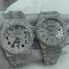 Iced Out VVS Moissanite Hip-Hop Mechanical Bust Watch Watch Watch