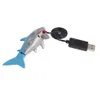 Mini RC Submarine 4 CH Remote Small Harks met USB Remote Control Toy Fish Boat Kerstcadeau voor kinderen Kinderen 240417