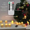 Cougies rechargeables LED avec USB Time Remote Control Hight 7,5 cm Mariage Bougies électroniques Décoration STAPHOPHOP DOALIGHT 240416