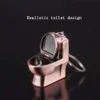Creative And Playful Toilet Design, Iatable Lighter, Grinding Wheel Ignition Lighter, Keychain Pendant, Fashionable Lighter