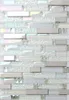 Mosaico de vidro Backsplash Backsplash Banheiro Tiles de parede de chuveiro SSMT399 Mosaic em aço inoxidável de metal prateado Mosaic8086197