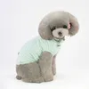 Abbigliamento per cani 10pc/lotto cucciolo a strisce di cotone abiti estivi per magliette per gatti