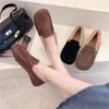 Casual Shoes Women's Winter Leather Flat Warm Loafers for Women Trends 2024 Luxury Fluffy Snow Slip-on Fashion Boots