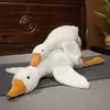 Toys de pelúcia de pato travesseiro de sono fofo animal de cisne recheado de ganso macio de piso