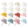 Baby Cotton Bucket Hat Children Caps de aire al aire libre para niños Impresión Panamá Unisex Beach Pesca para 312 meses 240429