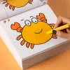 Blocks 160 Pages Boys Girls Children's Coloring Books Cars Animals Vegetables Baby Drawing Book School Early Education Stationery Toys