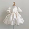 Robe de princesse pour filles 2024 Nouveau trésor de première année robe fille fille Zhuanzhou Birthday Party pour enfants Costume