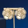 Luxury Hoop Micro Inlays Ohrringe für Lieben Frauen Ohrstifte Set Designer Schmuck Ohrring Valentinstag Geschenk Engagement für