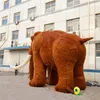 8 m di lunghezza (26 piedi) decorazione gonfiabile gonfiabile di palloncini di elefante con avorio per la festa del festival e lo spettacolo pubblicitario