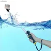 Selfie Monopoden neue verstellbare dehnbare transparente wasserdichte Hero1 Monopod Selfie Stick Unterwasser Handheld Selfie Artwork Wx