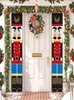 Soldcracker Soldier Banner Christmas Banner Decor per Home Holiday Merry Door Happy Year Y2010206960922