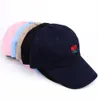 Mode Unisexe Dada Flower Rose Rose brodée Curbe Brim Baseball Cap Visor Bad Snapback6643879