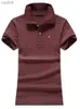T-shirt féminin de haute qualité 100% coton pur été nouveau Polo à manches courtes à manches courtes t-shirts à la mode.