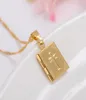 Bibbia 18K GOLD GILLO GF BOX OPEN PENDANT CAMPOLA CAMPE CRUCE GIOIELLI CHIRISTIANIO CATTOLICO CRUCIFIFICA RELIGIORE5632890